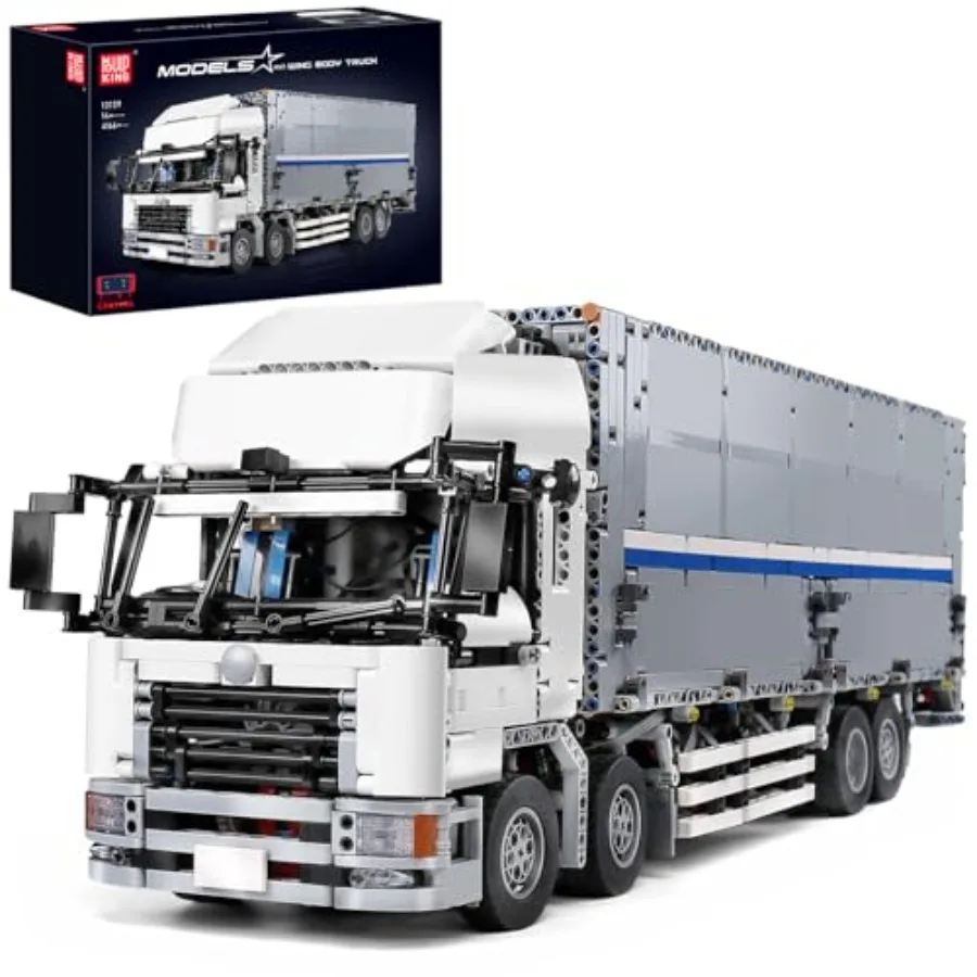 Engineering truck toy for construction play ABS plastic gray and yellow remote-controlled with clamping function and 8-engine d
Engineering truck toy for construction play ABS plastic gray and yellow remote-controlled with clamping function and 8-engine d