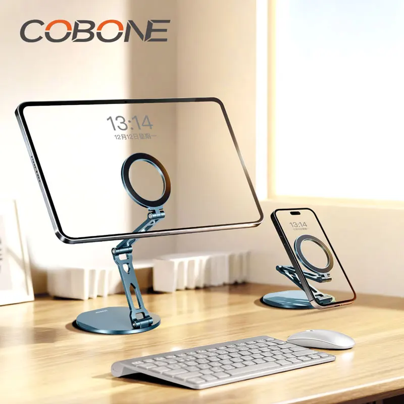 COBONE XILETU Magnetic Tablet Phone Holder Foldable Desktop Stand Large Base Portable Pocket Stand for Phone Tablet
COBONE XILETU Magnetic Tablet Phone Holder Foldable Desktop Stand Large Base Portable Pocket Stand for Phone Tablet