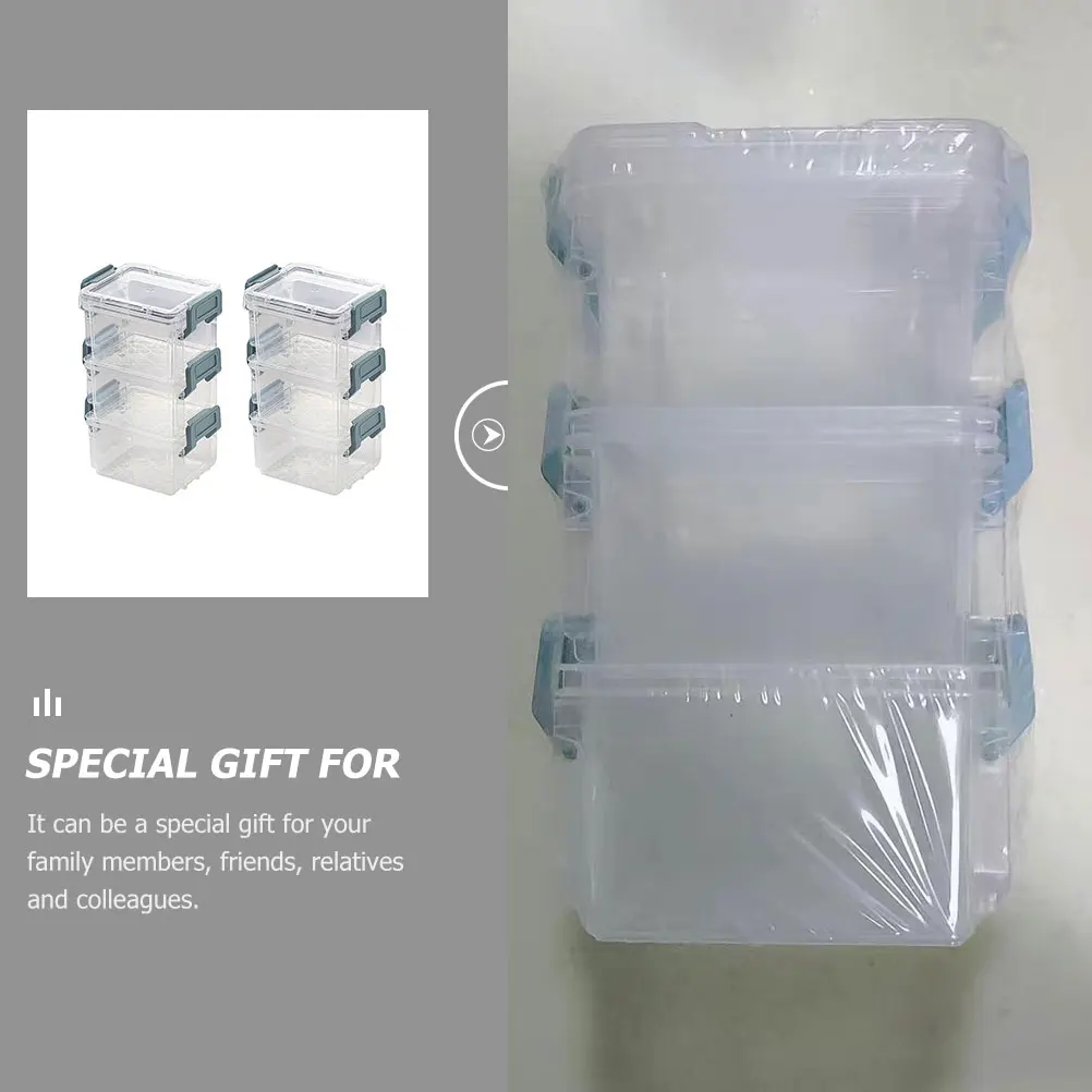 6 Pcs Clear Storage Boxes Stackable Jewelry Organizers Desktop Containers with Lids for Home Office Makeup Accessories
6 Pcs Clear Storage Boxes Stackable Jewelry Organizers Desktop Containers with Lids for Home Office Makeup Accessories