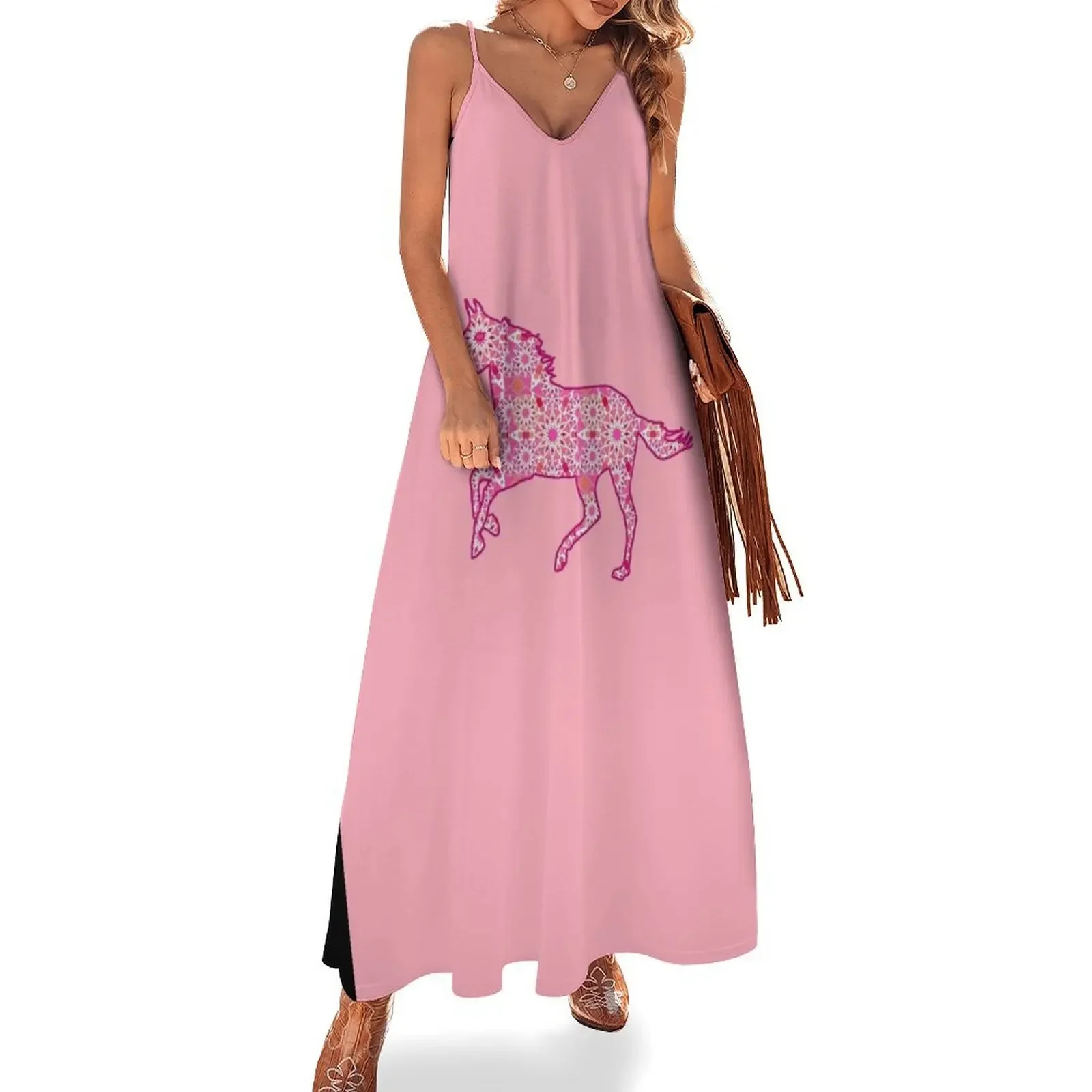 Running Horse Silhouette, Fuchsia and Coral Pink Sleeveless Dress Women's summer suit Women's summer dress Dance dresses
Running Horse Silhouette, Fuchsia and Coral Pink Sleeveless Dress Women's summer suit Women's summer dress Dance dresses
