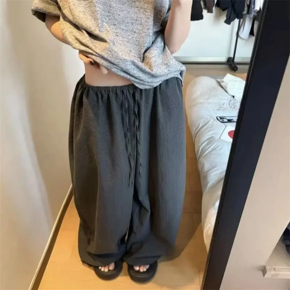 Oversize Black Plaid Pants Women Casual Loose Wide Leg Trousers Sweatpants Retro Chic Teens Straight Trousers Hip Hop Streetwear
Oversize Black Plaid Pants Women Casual Loose Wide Leg Trousers Sweatpants Retro Chic Teens Straight Trousers Hip Hop Streetwear