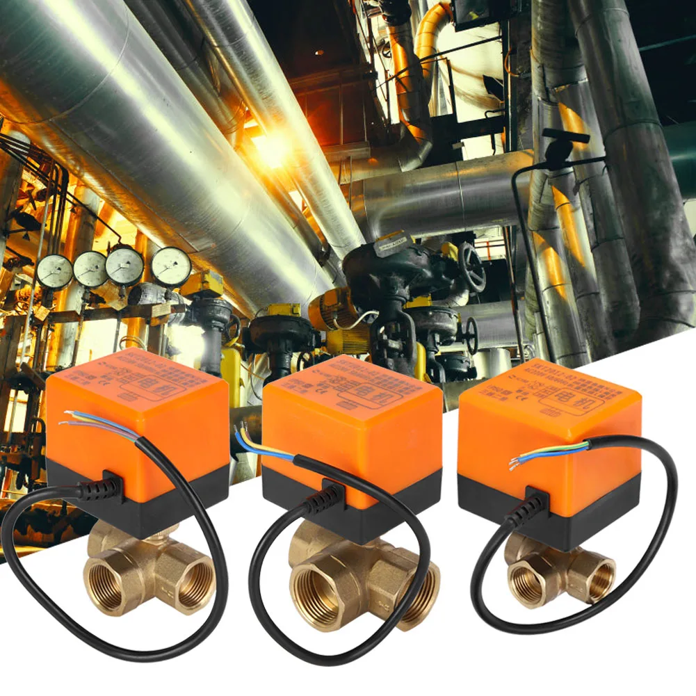 Electric Valve Motorized Ball Valve L Shape Orange Brass Electric Valves 3‑Wire 2‑Control 1.6MPa 6W AC220V Motorized Ball Valve
Electric Valve Motorized Ball Valve L Shape Orange Brass Electric Valves 3‑Wire 2‑Control 1.6MPa 6W AC220V Motorized Ball Valve