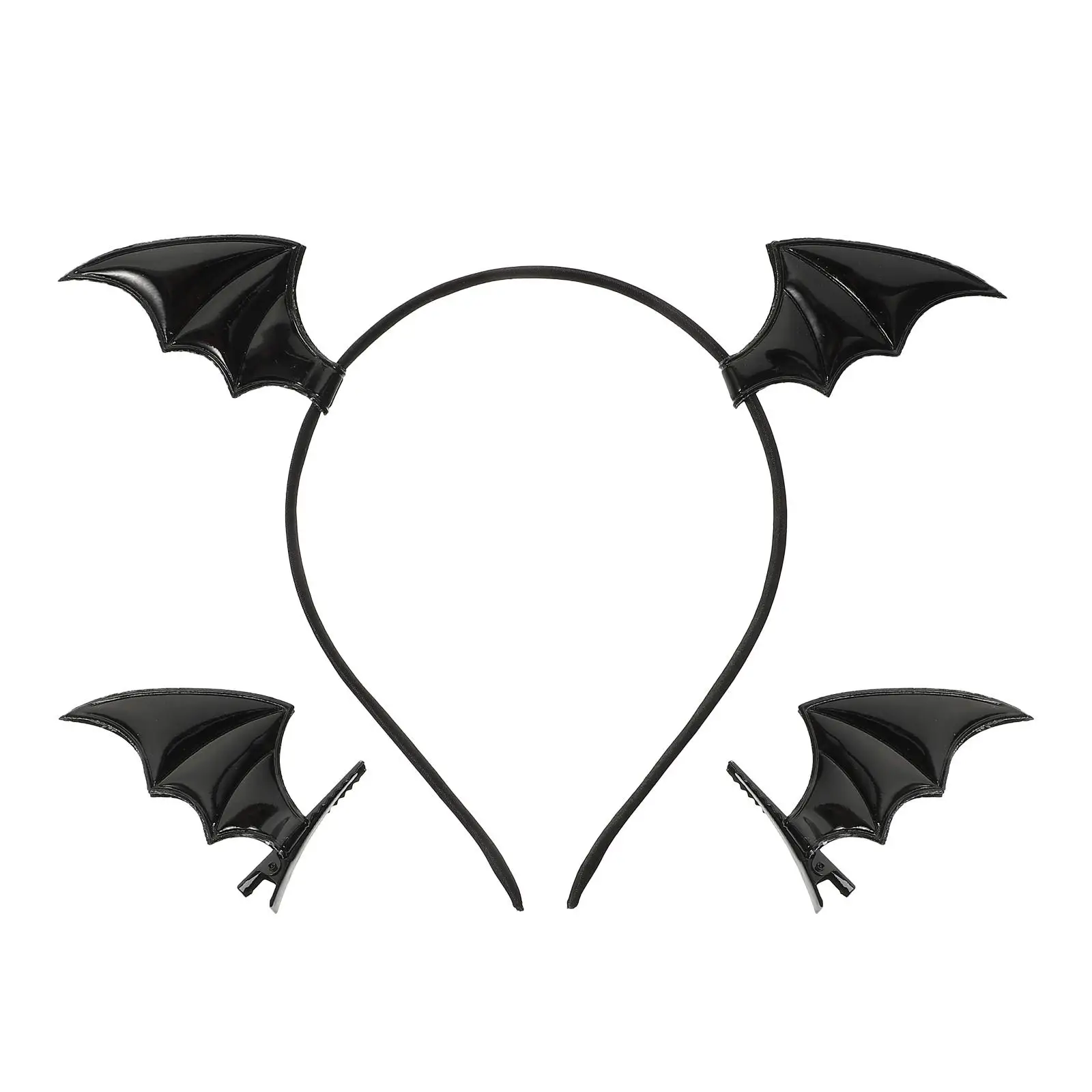 1 set Black Bat Headband Kit with Clips for Halloween Costume Party Hair Accessories Easy to Wear Trendy Fashion Look
1 set Black Bat Headband Kit with Clips for Halloween Costume Party Hair Accessories Easy to Wear Trendy Fashion Look