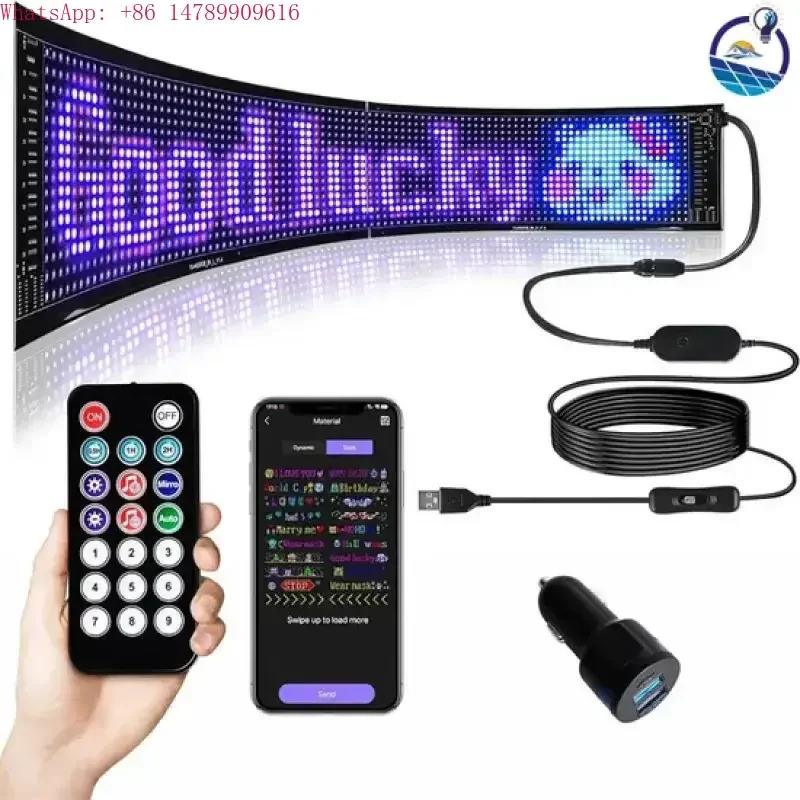 Custom Text Pattern Animation Car Coffee Bar Programmable LED Display Advertising Sign Board
Custom Text Pattern Animation Car Coffee Bar Programmable LED Display Advertising Sign Board