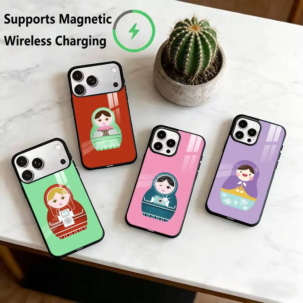 Matryoshka Wooden Folk Crafts Phone Case For iPhone17,16,15,14,13,12,11 Plus,Pro Supports Magnetic Wireless Charging
Matryoshka Wooden Folk Crafts Phone Case For iPhone17,16,15,14,13,12,11 Plus,Pro Supports Magnetic Wireless Charging