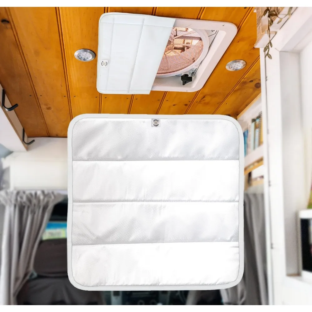 Magnetic Insulated RV Roof Vent Sun Cover Battery Powered 16.5x16.5 White
Magnetic Insulated RV Roof Vent Sun Cover Battery Powered 16.5x16.5 White
