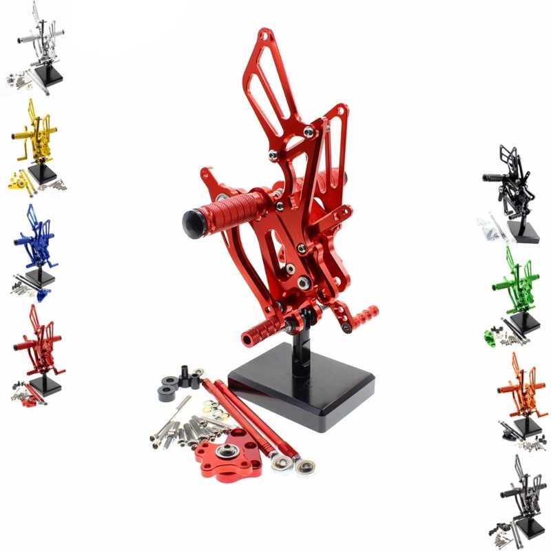 CNC-Motorcycle Adjustable Footrest Rearsets Rear Sets Foot Pegs Fit for CBR600RR
CNC-Motorcycle Adjustable Footrest Rearsets Rear Sets Foot Pegs Fit for CBR600RR