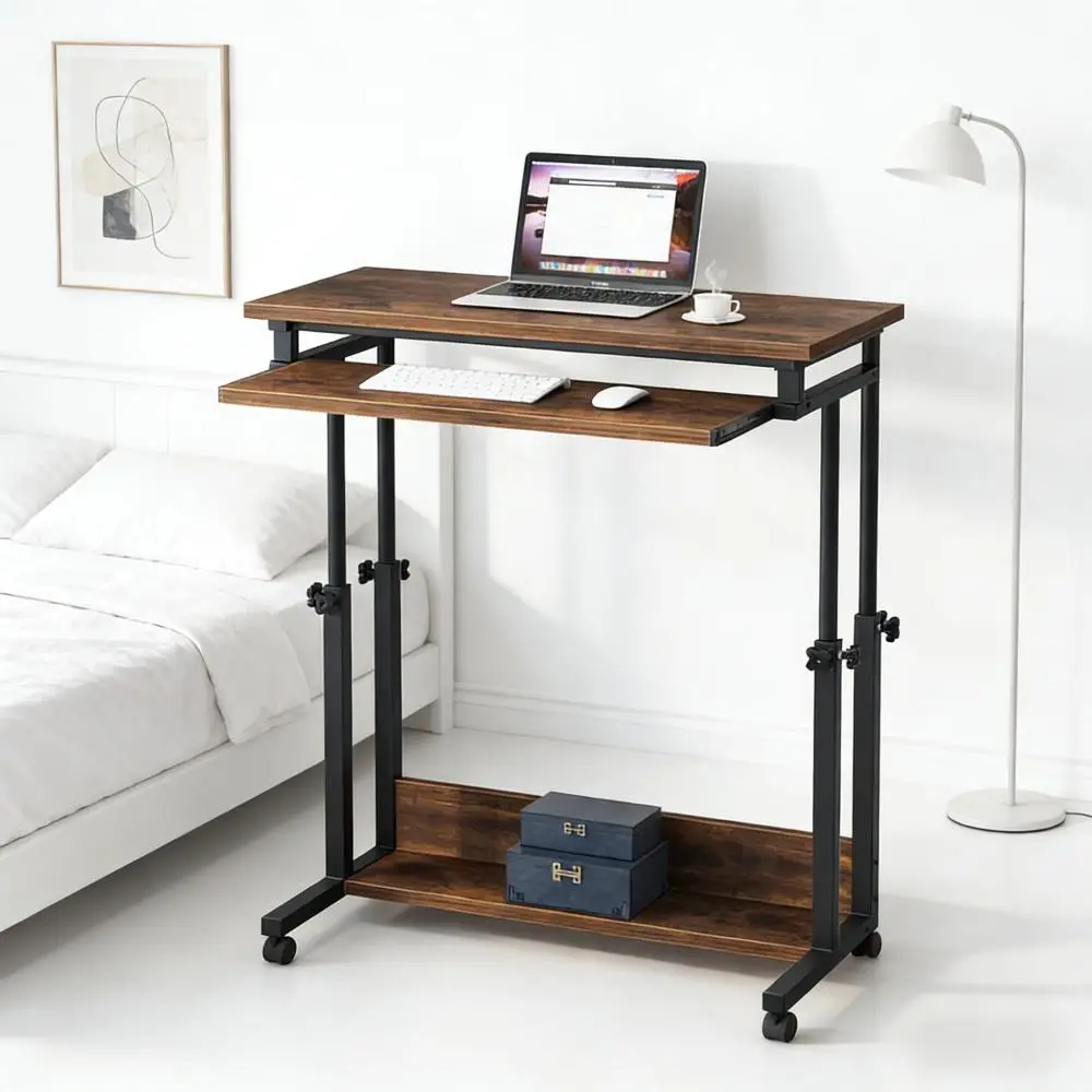 Office Desk with Wheels,Convenient Laptop Table,Height Adjustable Office Desk
Office Desk with Wheels,Convenient Laptop Table,Height Adjustable Office Desk