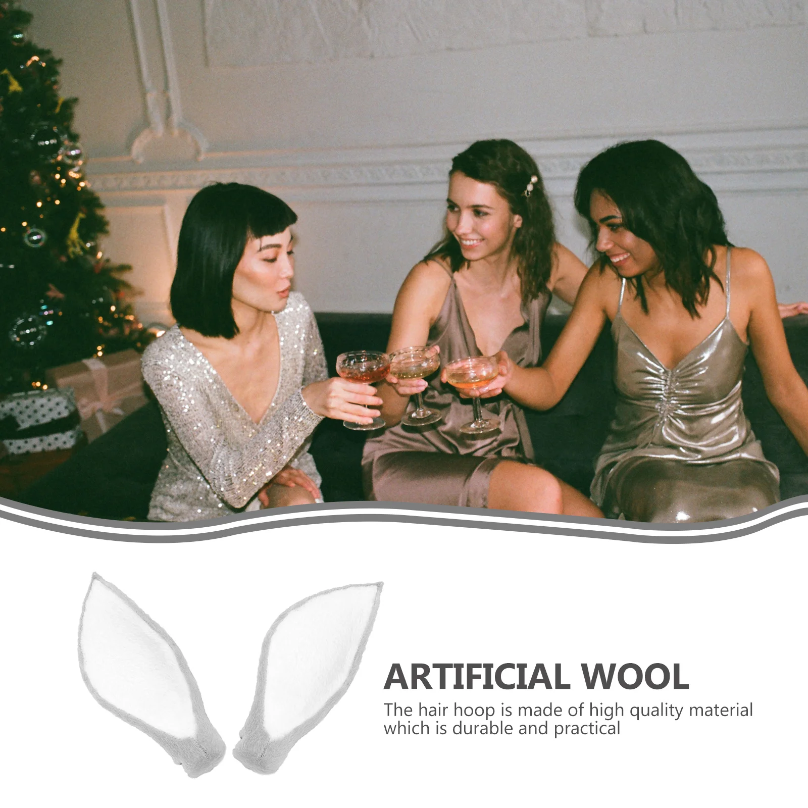 Realistic Deer Antlers Headband Fake Ear Reindeer Ears for Crafts Hair Accessory
Realistic Deer Antlers Headband Fake Ear Reindeer Ears for Crafts Hair Accessory