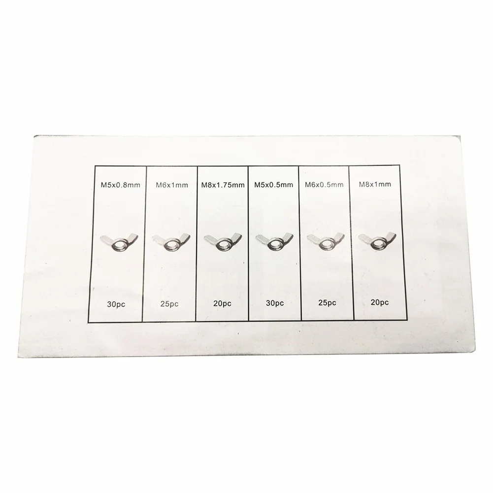 Hardware Assortment Set with 150 Butterfly Fasteners in 16 Thread Sizes M5 M6 M8 for General Use with Secure Storage Case
Hardware Assortment Set with 150 Butterfly Fasteners in 16 Thread Sizes M5 M6 M8 for General Use with Secure Storage Case