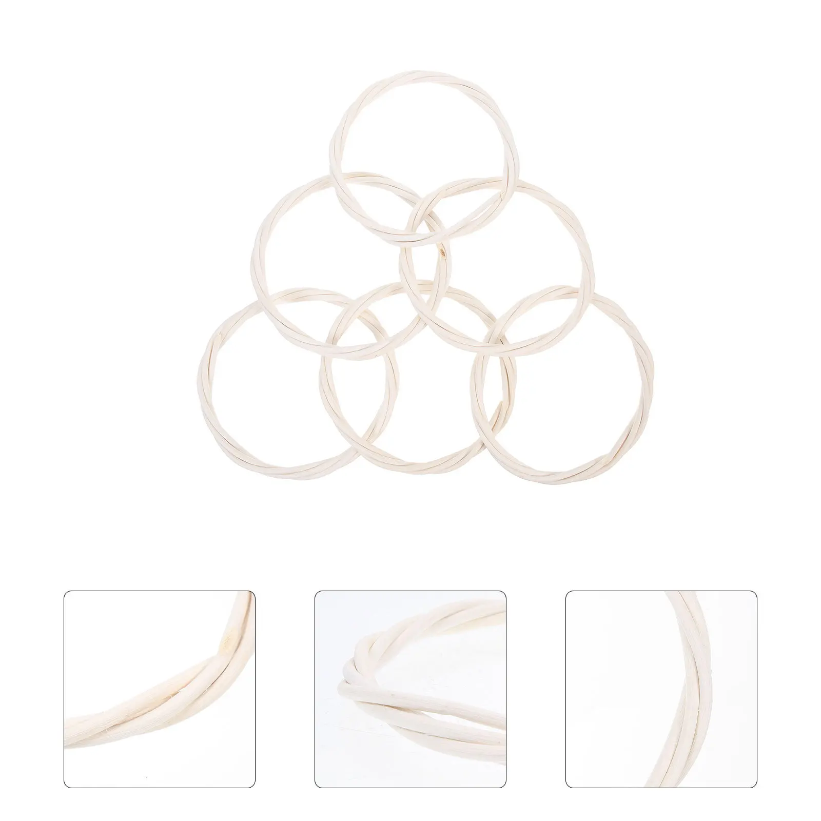 6pcs Diy Wreath Frame Rattan Ring Natural Vine Hoops For Holiday Door Decor Craft Accessories Dreamcatcher Making Material
6pcs Diy Wreath Frame Rattan Ring Natural Vine Hoops For Holiday Door Decor Craft Accessories Dreamcatcher Making Material