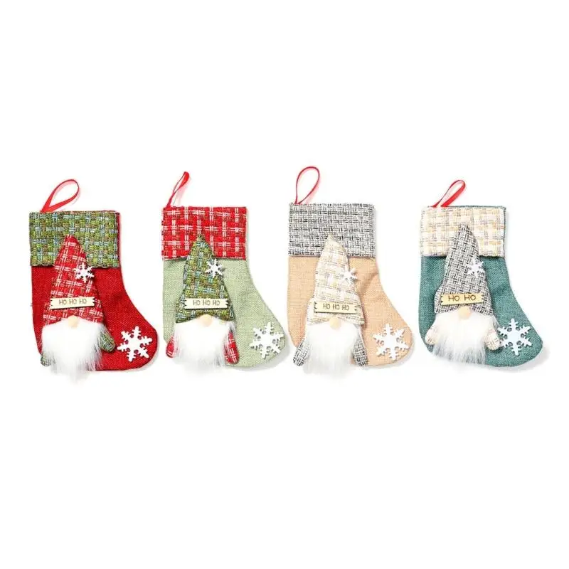G6KF 4 Pcs Lovely Christmas Hanging Socks Fireplaces Christmas Stockings Gift Bag
G6KF 4 Pcs Lovely Christmas Hanging Socks Fireplaces Christmas Stockings Gift Bag