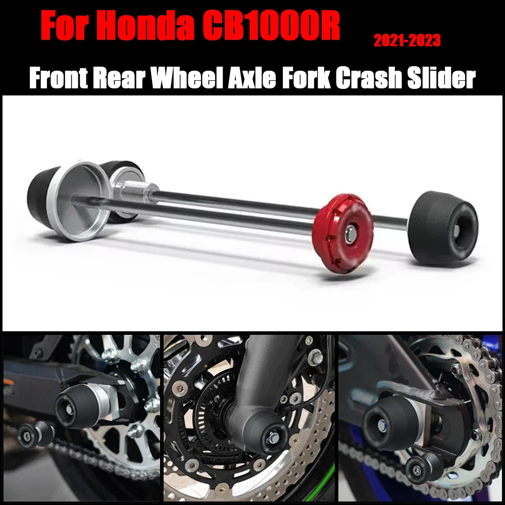 Front Rear Wheel Axle Fork Crash Slider Motorcycle Stand Swingarm Spools For Honda CB1000R Neo Sports Cafe 2021-2023
Front Rear Wheel Axle Fork Crash Slider Motorcycle Stand Swingarm Spools For Honda CB1000R Neo Sports Cafe 2021-2023