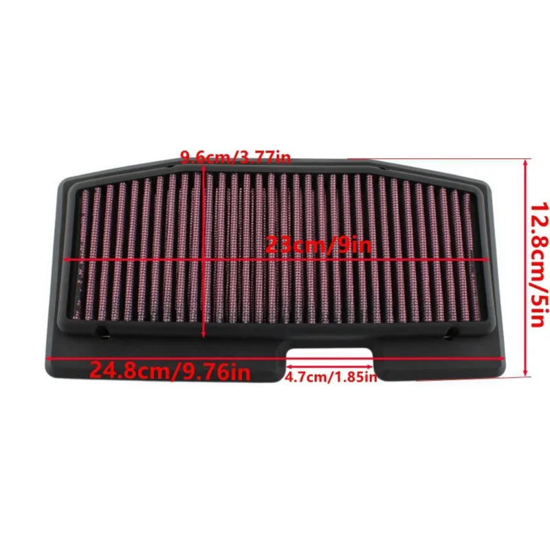 N26R-High Flow Air Filter Intake Cleaner For TRIUMPH STREET TRIPLE 13-18 Motorcycle Replacement Part
N26R-High Flow Air Filter Intake Cleaner For TRIUMPH STREET TRIPLE 13-18 Motorcycle Replacement Part