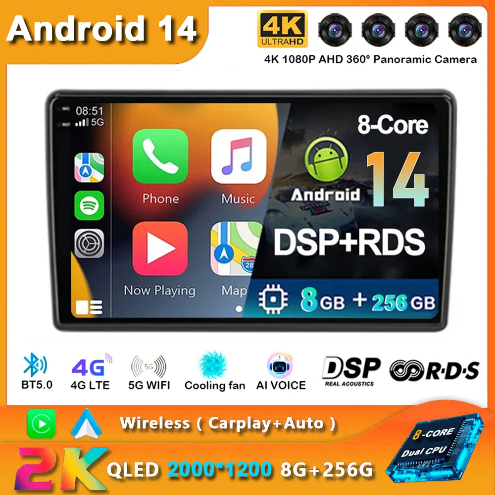 Android 14 Car Radio Multimedia Player For Fiat Ducato Peugeot Boxer Citroen Jumper 2 2006-2022 Stereo Head Unit Carplay
Android 14 Car Radio Multimedia Player For Fiat Ducato Peugeot Boxer Citroen Jumper 2 2006-2022 Stereo Head Unit Carplay