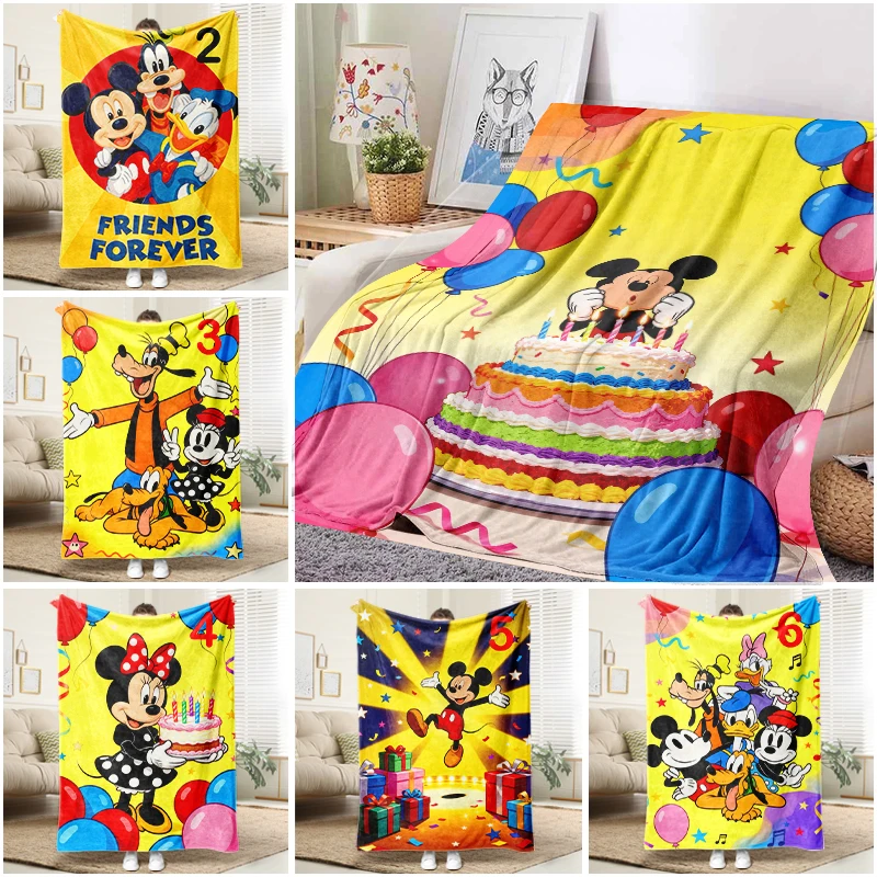Disney Mickey Mouse Birthday Blanket Flannel Throw Warm Sofa Bed Cover Home Decor
Disney Mickey Mouse Birthday Blanket Flannel Throw Warm Sofa Bed Cover Home Decor