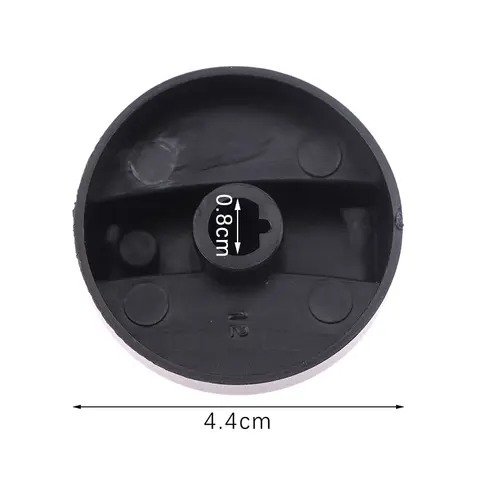 2PCS Plastic Gas Stove Cooker Control Knobs Natural Gas Stove Universal DIY Accessories Kitchen Thickened Black