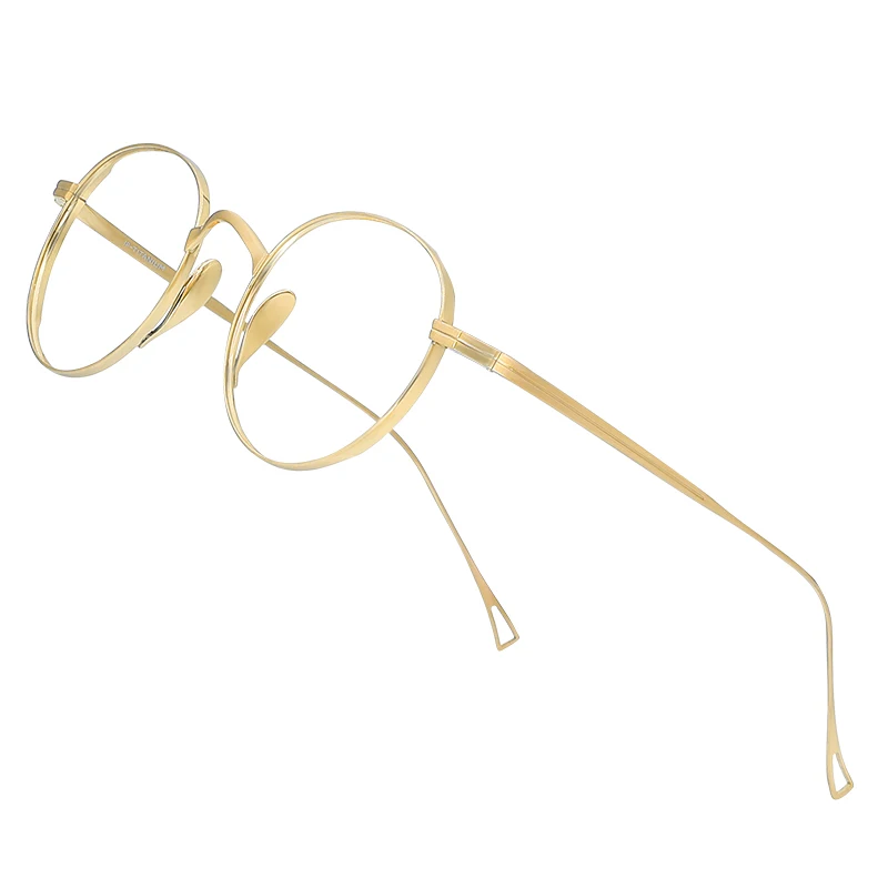 Japanese Handmade Brand Design Titanium Luxury Men Small Eyeglass Men's Frames Gold Round Ultra Light Korean Oval Glasses
Japanese Handmade Brand Design Titanium Luxury Men Small Eyeglass Men's Frames Gold Round Ultra Light Korean Oval Glasses