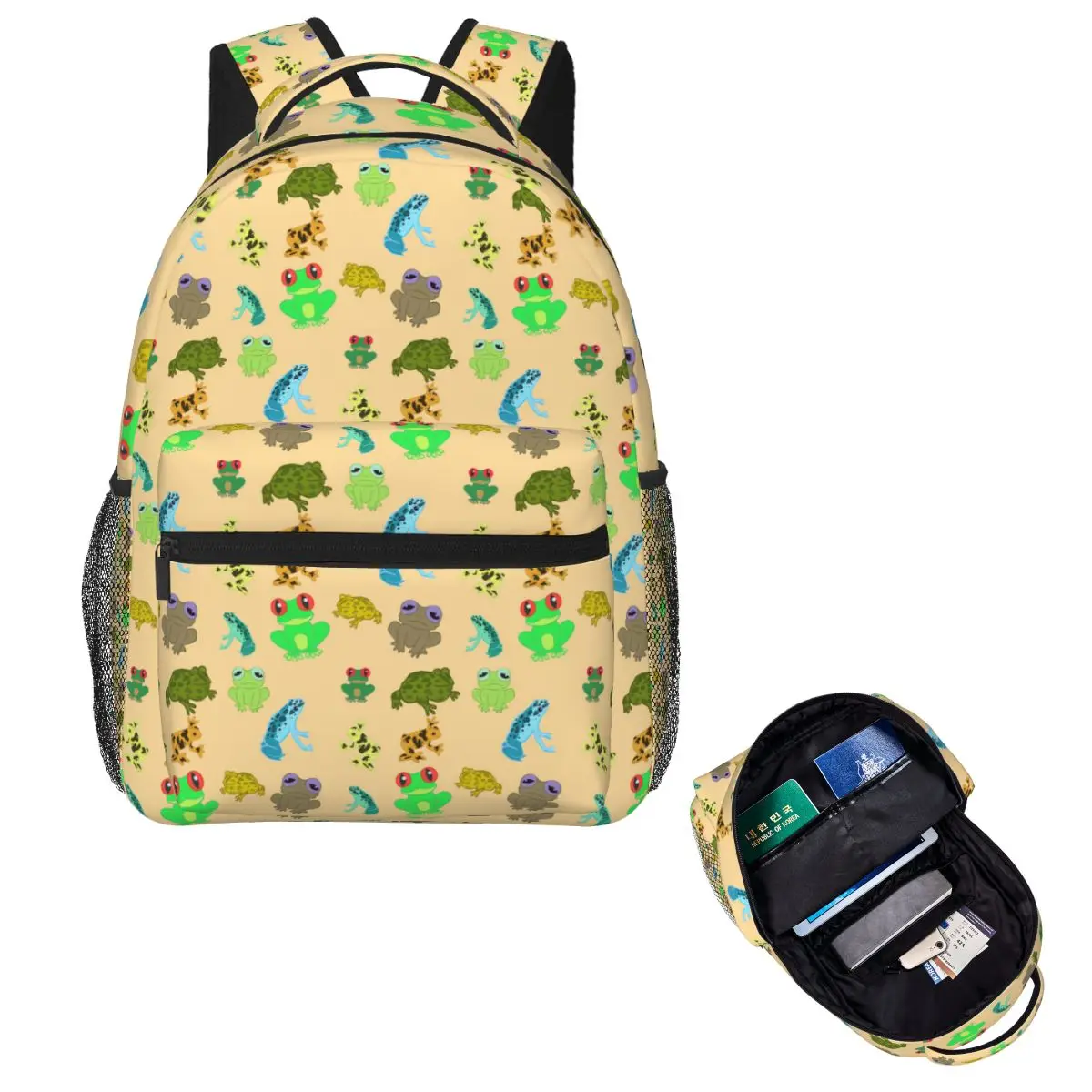 Froggie Party Student Backpack School Bag Hiking Travel Daypack for Men Women Fashion Bookbag Shoulder Bags
Froggie Party Student Backpack School Bag Hiking Travel Daypack for Men Women Fashion Bookbag Shoulder Bags