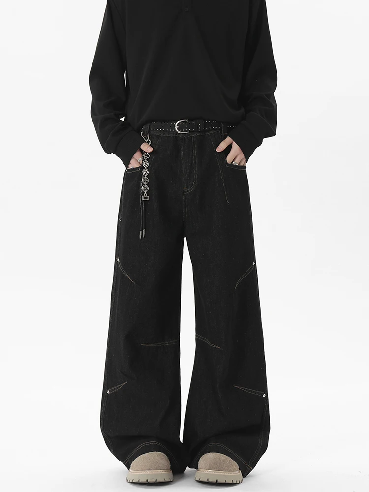 Ретро-джинсы в американском стиле, свободные прямые повседневные широкие брюки для мужчин, женские джинсы с высокой талией, прямые брюки-трубы
Ретро-джинсы в американском стиле, свободные прямые повседневные широкие брюки для мужчин, женские джинсы с высокой талией, прямые брюки-трубы