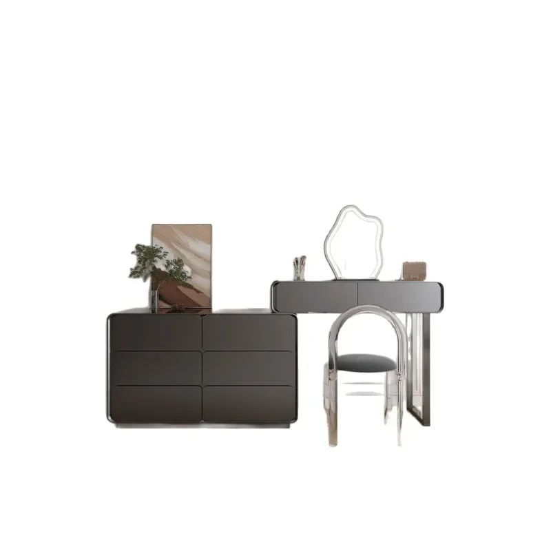 Solid wood rock slab dresser bedroom home simple bedside storage dresser chest two-in-one makeup table
Solid wood rock slab dresser bedroom home simple bedside storage dresser chest two-in-one makeup table