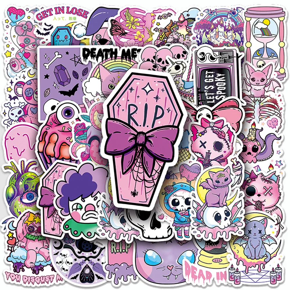 10/30/50pcs Kawaiii Cartoon Gothic Stickers for Scrapbook Luggage Guitar Phone Laptop Waterproof Kids Sticker Decals Classic Toy
10/30/50pcs Kawaiii Cartoon Gothic Stickers for Scrapbook Luggage Guitar Phone Laptop Waterproof Kids Sticker Decals Classic Toy