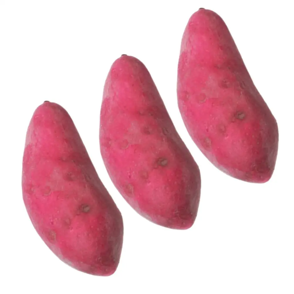 3 Pcs Artificial Sweet Potato Lifelike Fake Kitchen Decor Vegetable Props Foam Material Safe Teaching Aid Home Garden
3 Pcs Artificial Sweet Potato Lifelike Fake Kitchen Decor Vegetable Props Foam Material Safe Teaching Aid Home Garden