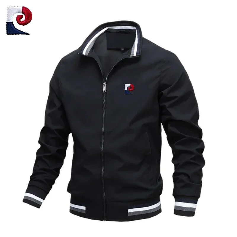Spring and Autumn men's high-quality stand up collar jacket, new trendy and fashionable casual sports baseball jacket top
Spring and Autumn men's high-quality stand up collar jacket, new trendy and fashionable casual sports baseball jacket top