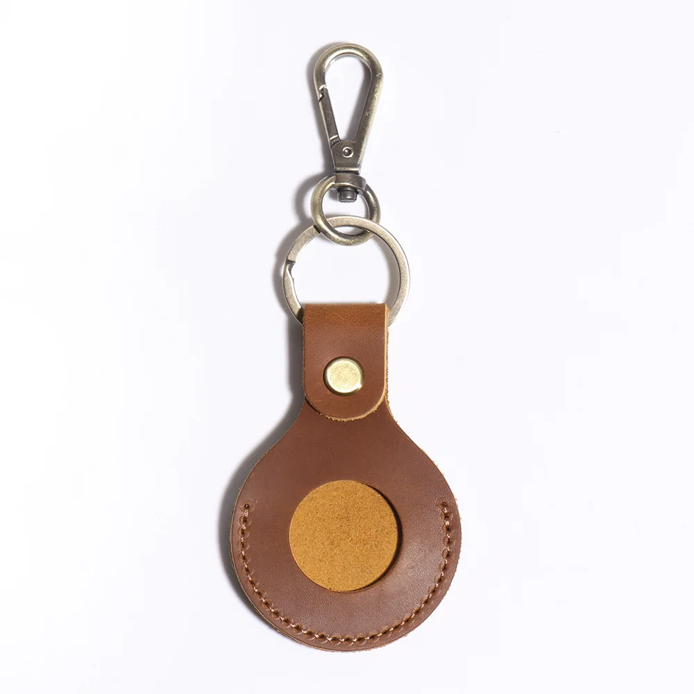 Leather Keychain Holder with Airtag Holder Keychain Anti-lost Tracker Airtag Holder
Leather Keychain Holder with Airtag Holder Keychain Anti-lost Tracker Airtag Holder