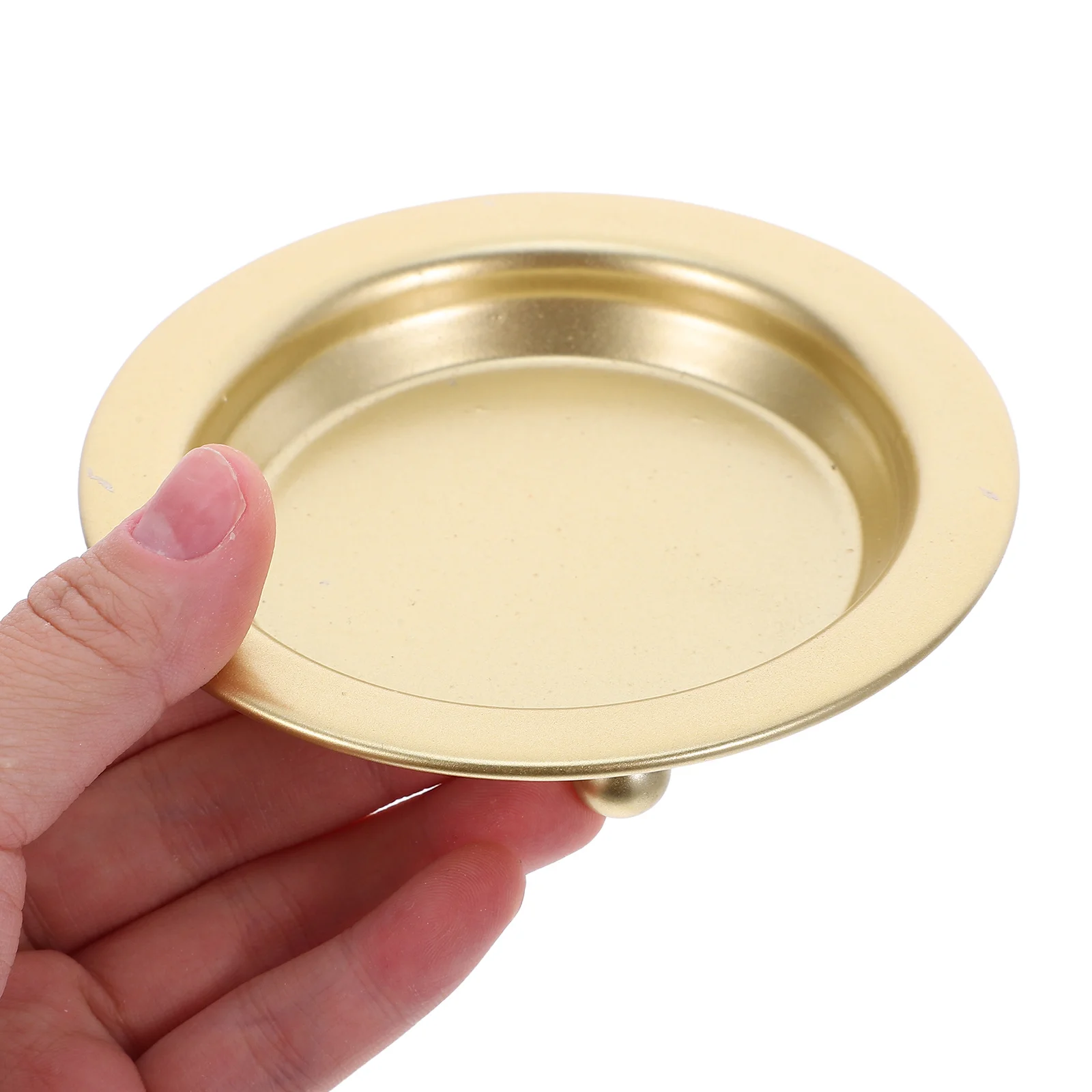 2Pcs Vintage Iron Plate 4.13 Inch Polished Golden Tray for Pillar Ball Flameless Candles Rustic Table Decor
2Pcs Vintage Iron Plate 4.13 Inch Polished Golden Tray for Pillar Ball Flameless Candles Rustic Table Decor