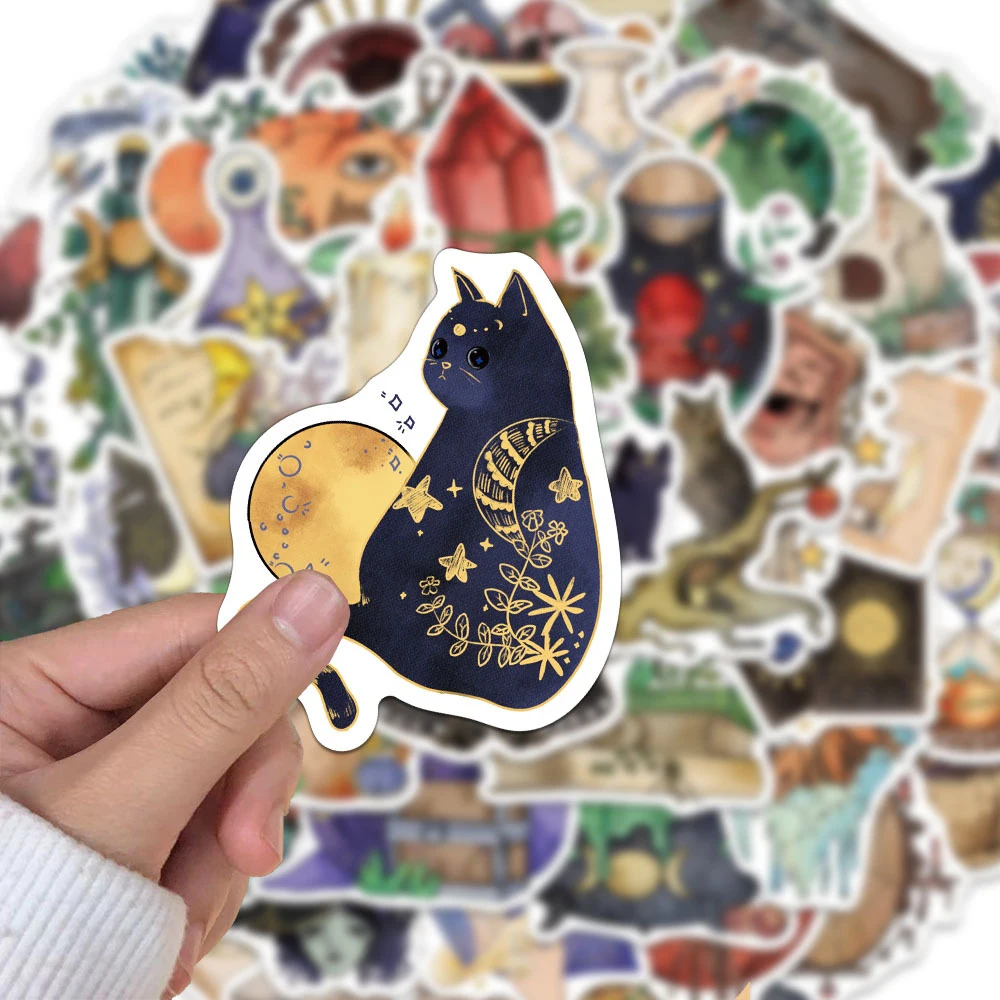 10/30/50pcs Gothic Witch Skull Cartoon Stickers Retro Halloween Decals Guitar Laptop Phone Vintage Art Graffiti Sticker Packing
10/30/50pcs Gothic Witch Skull Cartoon Stickers Retro Halloween Decals Guitar Laptop Phone Vintage Art Graffiti Sticker Packing