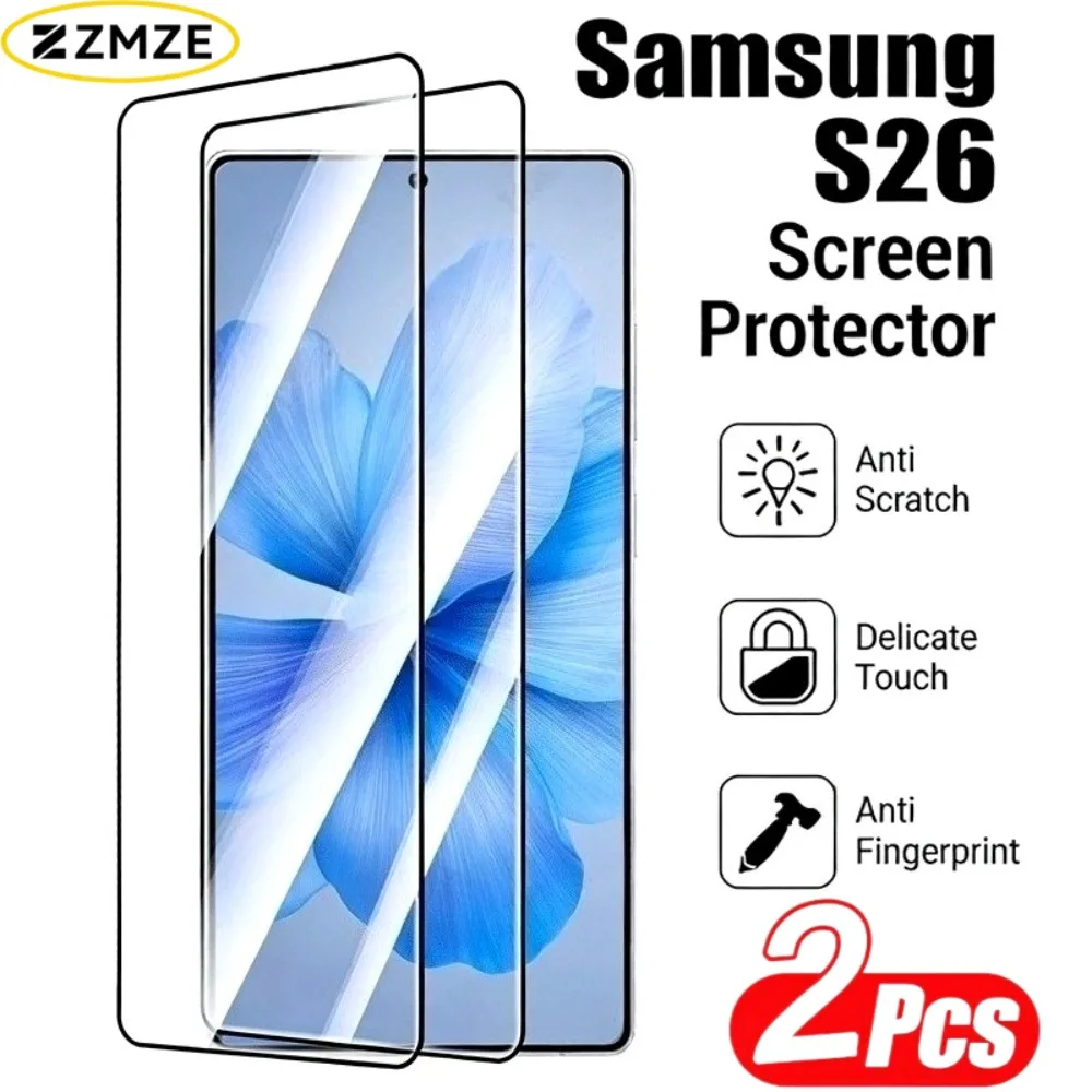 Защитная пленка для экрана с полным покрытием, 2 шт., для Samsung Galaxy S26 S25 S24 S23 Ultra, закаленное стекло для Samsung S22 S21 Plus S25 S24 S23 FE
Защитная пленка для экрана с полным покрытием, 2 шт., для Samsung Galaxy S26 S25 S24 S23 Ultra, закаленное стекло для Samsung S22 S21 Plus S25 S24 S23 FE