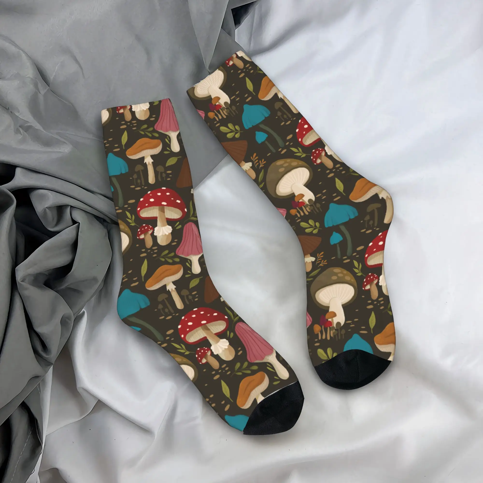 Зимние теплые крутые женские и мужские носки с рисунком листьев и грибов, нескользящие футбольные носки
Зимние теплые крутые женские и мужские носки с рисунком листьев и грибов, нескользящие футбольные носки