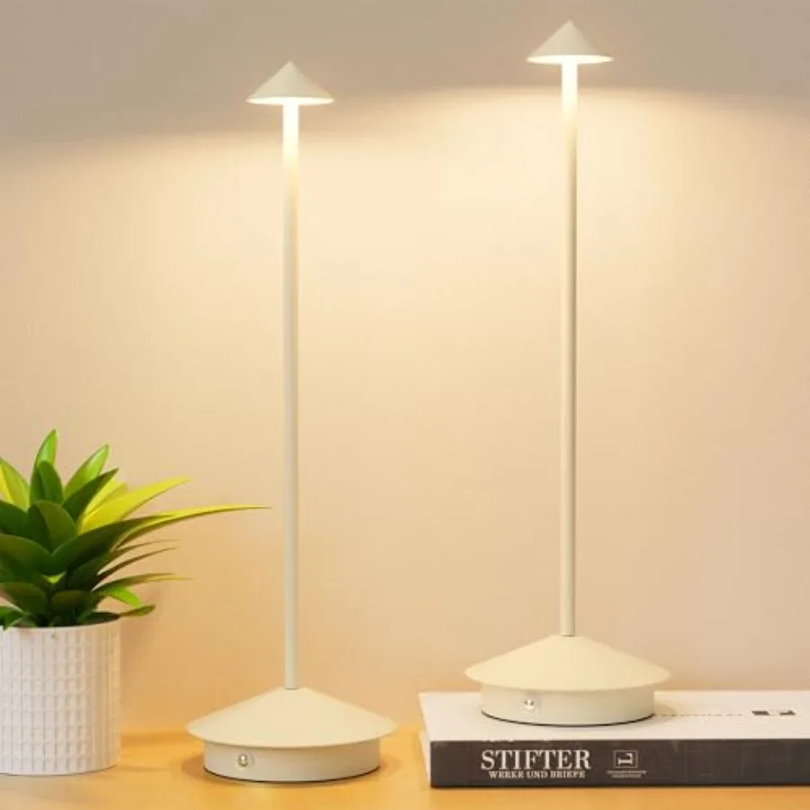 2-Pack 6000mAh Rechargeable Led Table Lamp Cordless, 3000K-6000K Stepless Dimming Touch Lamps with Memory Function, IP54 Waterp
2-Pack 6000mAh Rechargeable Led Table Lamp Cordless, 3000K-6000K Stepless Dimming Touch Lamps with Memory Function, IP54 Waterp