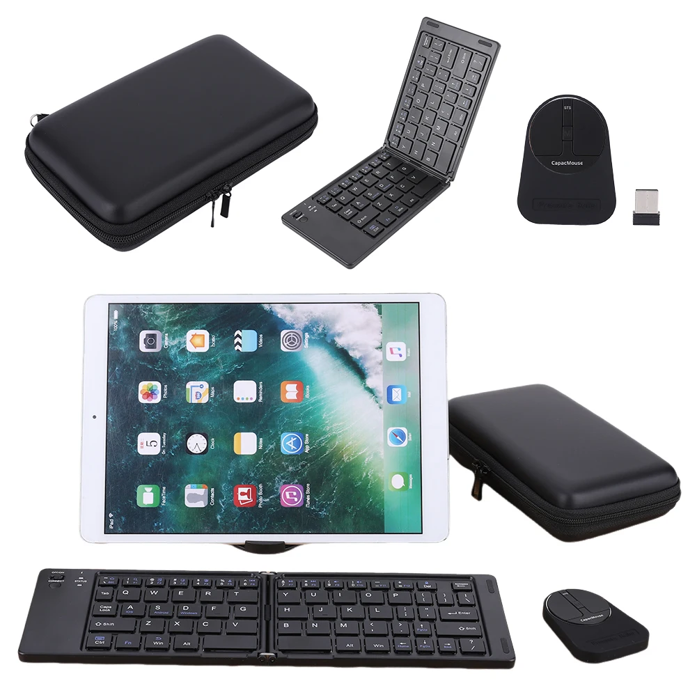 Capacitive Mouse Folding Keyboard Set Ultra Thin Computer Mouse with USB Receiver Mini Capacitive Mouse Dual BT 5.2/2.4G/USB
Capacitive Mouse Folding Keyboard Set Ultra Thin Computer Mouse with USB Receiver Mini Capacitive Mouse Dual BT 5.2/2.4G/USB