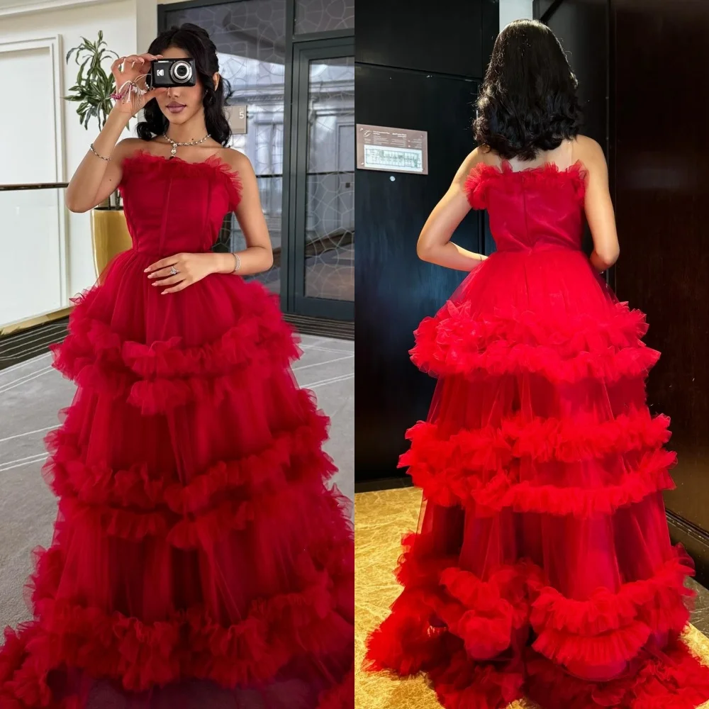 Customized Retro Chinese Style Tulle Pleat Ruched Tiered A-line Strapless Long Dresses Bespoke Occasion Dresses Fashion Pastrol
Customized Retro Chinese Style Tulle Pleat Ruched Tiered A-line Strapless Long Dresses Bespoke Occasion Dresses Fashion Pastrol