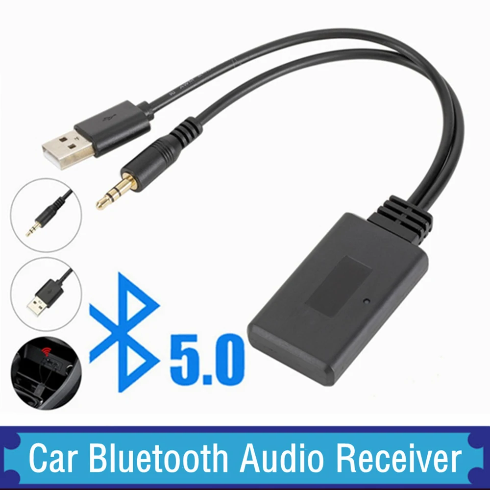 Bluetooth 5.0 Receiver Adapter USB + 3.5mm Jack Stereo Audio For Car AUX Speaker
Bluetooth 5.0 Receiver Adapter USB + 3.5mm Jack Stereo Audio For Car AUX Speaker