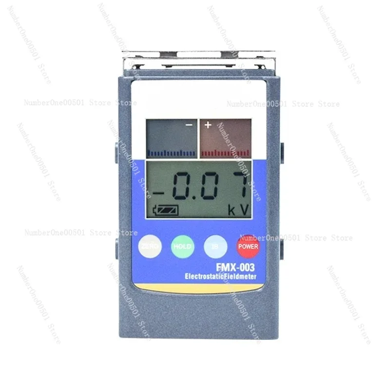 FMX-003 High Precision Static Voltage Tester - Friction Electrostatic Detection Meter with Digital LCD Display
FMX-003 High Precision Static Voltage Tester - Friction Electrostatic Detection Meter with Digital LCD Display
