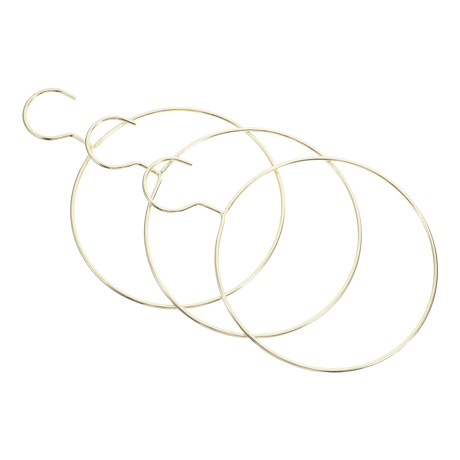 3 Pcs Wrought Iron Round Clothes Rack Belt Hanger for Closet Women Hangers Towel Holder Rod
3 Pcs Wrought Iron Round Clothes Rack Belt Hanger for Closet Women Hangers Towel Holder Rod