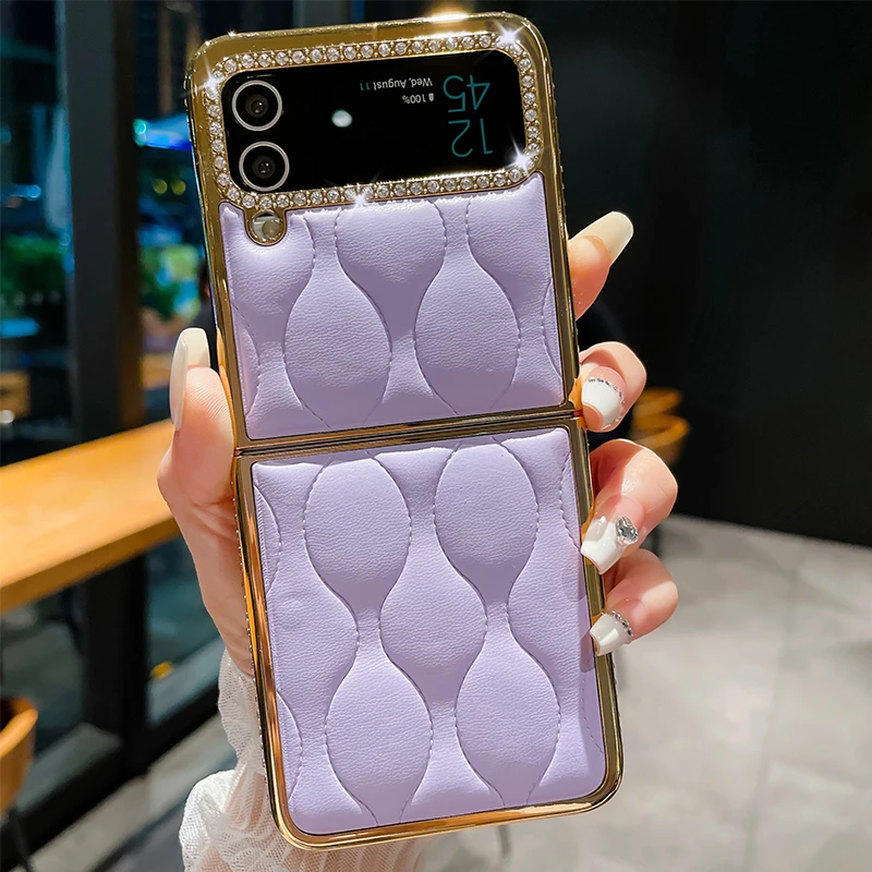 Гальваническая Алмазная инкрустация для Samsung Galaxy Z Flip 4 3 Flip4 Flip3 5G анти-капля кожаный защитный чехол
Гальваническая Алмазная инкрустация для Samsung Galaxy Z Flip 4 3 Flip4 Flip3 5G анти-капля кожаный защитный чехол