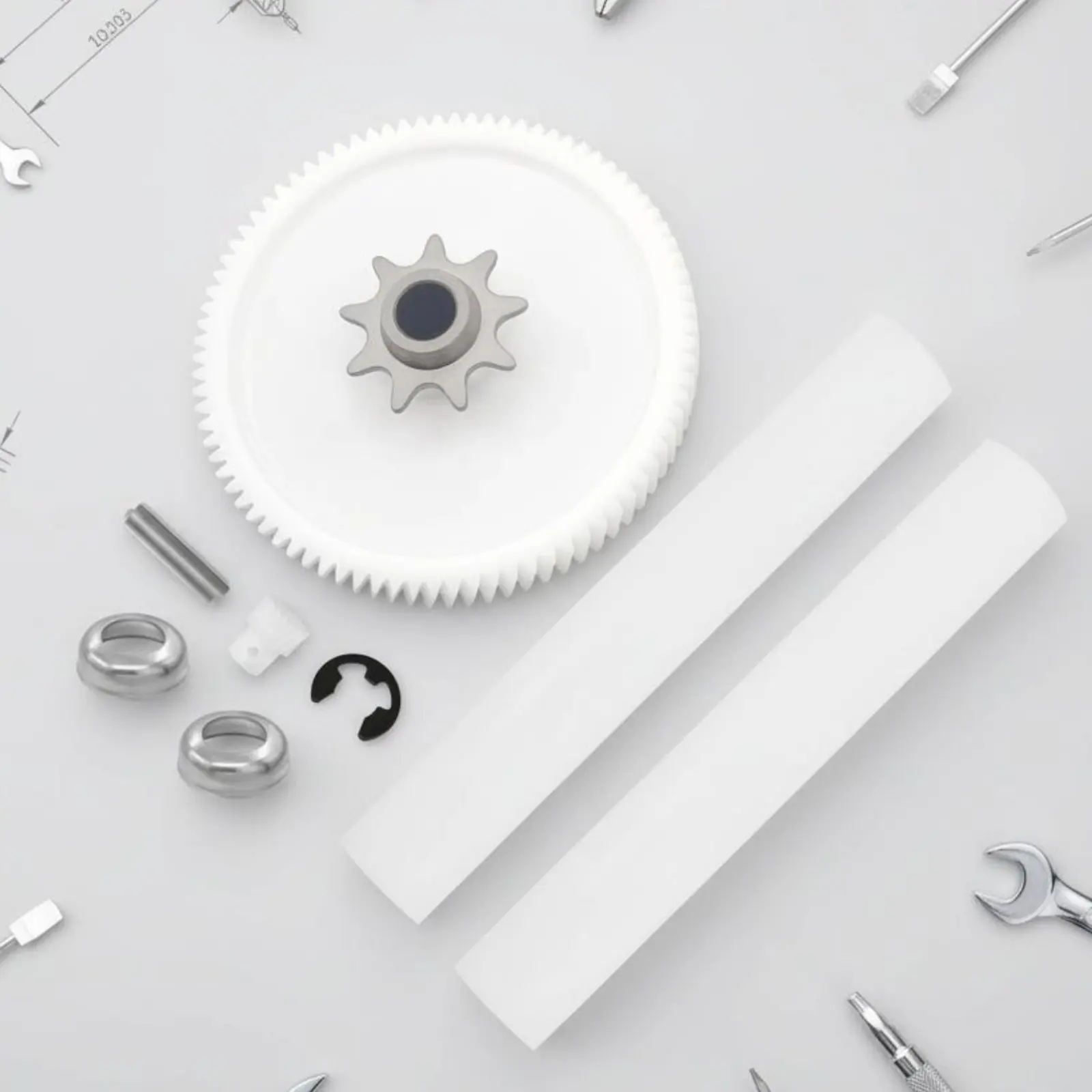 882699 Drive Gear Kit Sturdy Trash Compactor Gear Kit Appliance Part Easy Installation Improves Performance for Repair
882699 Drive Gear Kit Sturdy Trash Compactor Gear Kit Appliance Part Easy Installation Improves Performance for Repair