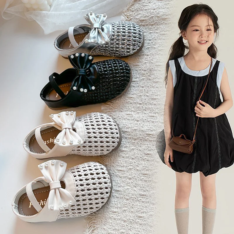 Kids Princess Sandals with Sweet Bows Girls Beach Shoes Soild Color Versatile 2026 Summer New Children Casual Shoes Non-slip
Kids Princess Sandals with Sweet Bows Girls Beach Shoes Soild Color Versatile 2026 Summer New Children Casual Shoes Non-slip