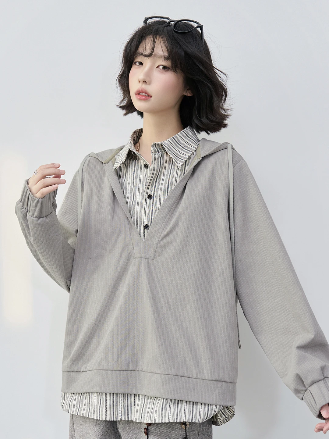 avi Museum Color Blo Hoodie Women's Spring 2026 New Early Spring Top Casual Loose Fit Polyester Cotton Blend Long Sve
avi Museum Color Blo Hoodie Women's Spring 2026 New Early Spring Top Casual Loose Fit Polyester Cotton Blend Long Sve