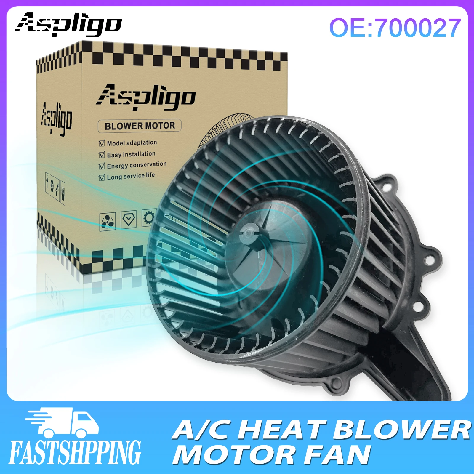 Aspligo Air Conditioner AC Heater Blower Motor With Fan Cage For Ford Expedition 97-02/Ford F150 97-03/For Lincoln Blackwood 02 
Aspligo Air Conditioner AC Heater Blower Motor With Fan Cage For Ford Expedition 97-02/Ford F150 97-03/For Lincoln Blackwood 02