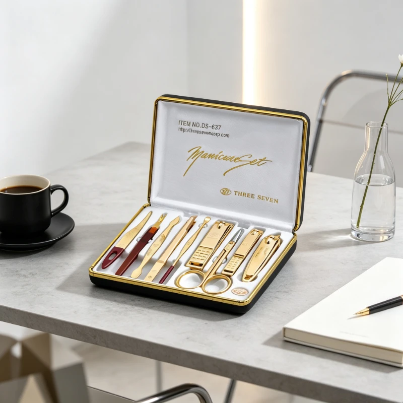 Gold-Plated 10-Piece Nail Clipper Set, Delicate Manicure Kit with Fine Workmanship, Sharp Durable Grooming Tools Gift Set
Gold-Plated 10-Piece Nail Clipper Set, Delicate Manicure Kit with Fine Workmanship, Sharp Durable Grooming Tools Gift Set
