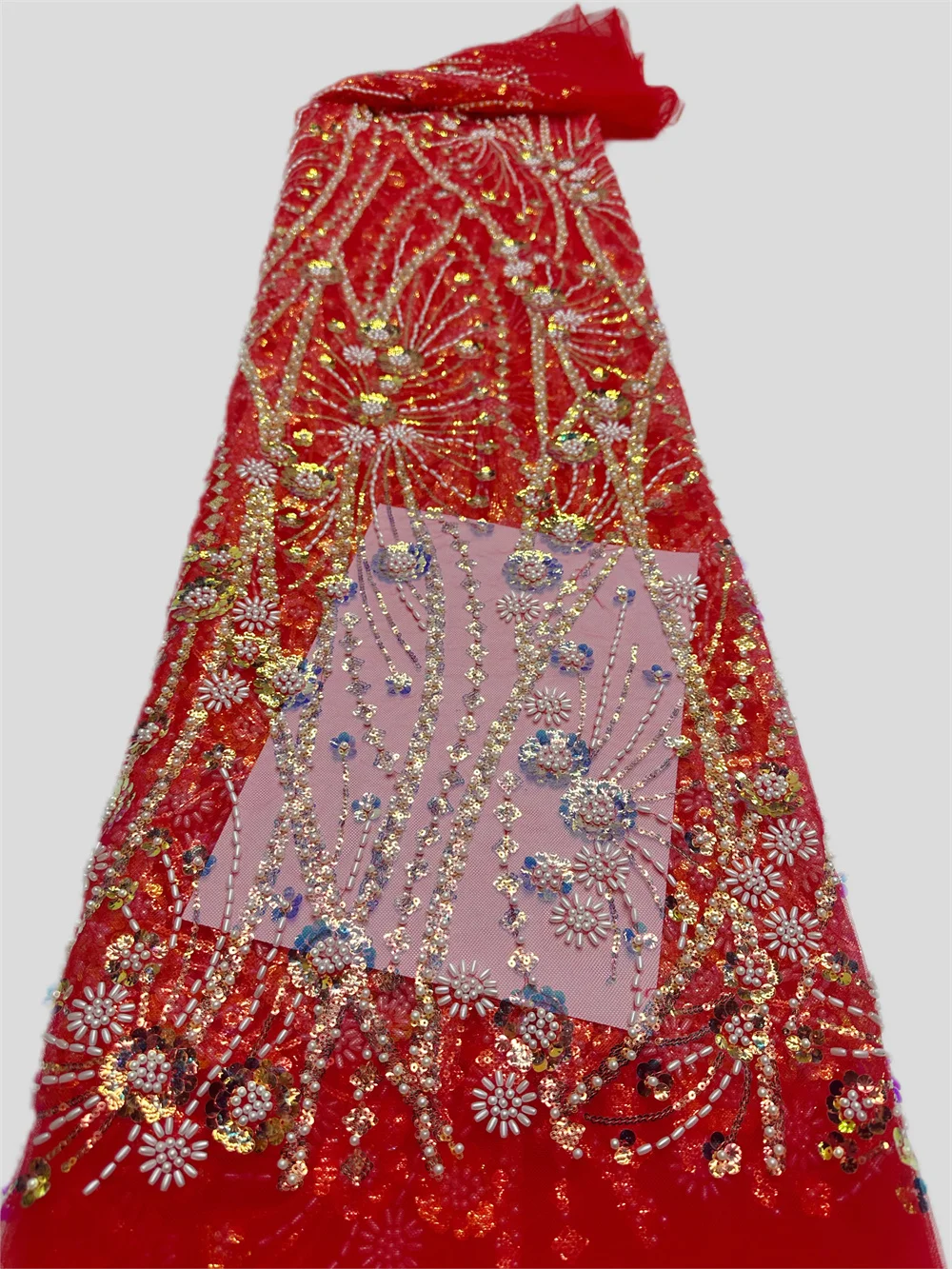Latest French 3D Beaded Tulle Lace Fabric 2024 High Quality African Groom Lace Fabrics With Sequins For Evening Party Dresses
Latest French 3D Beaded Tulle Lace Fabric 2024 High Quality African Groom Lace Fabrics With Sequins For Evening Party Dresses