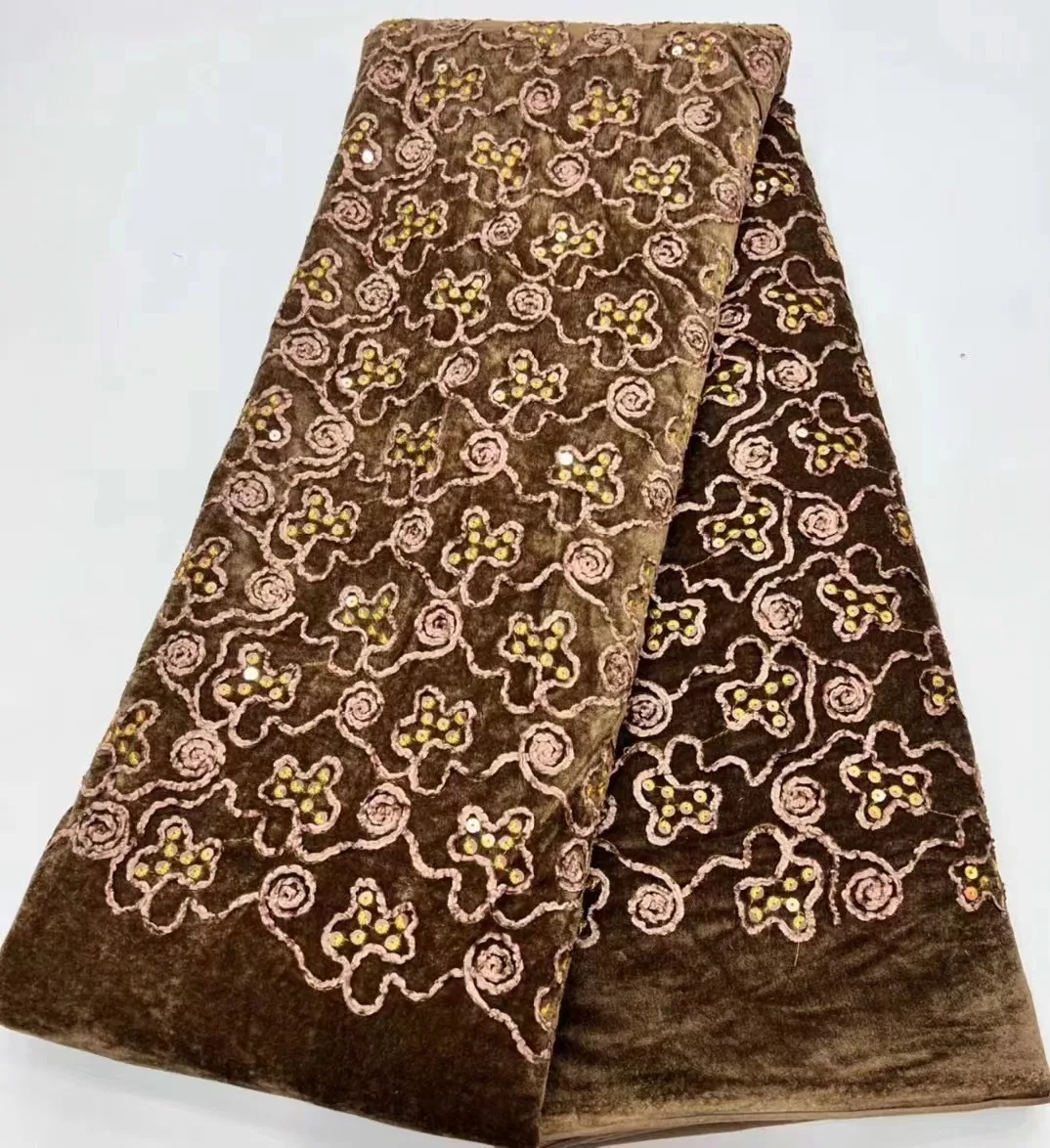 African French Velvet Lace Fabric 5 Yards 2024 Luxury High Quality Embroidery Nigerian Lace Material For Wedding Party Dresses
African French Velvet Lace Fabric 5 Yards 2024 Luxury High Quality Embroidery Nigerian Lace Material For Wedding Party Dresses