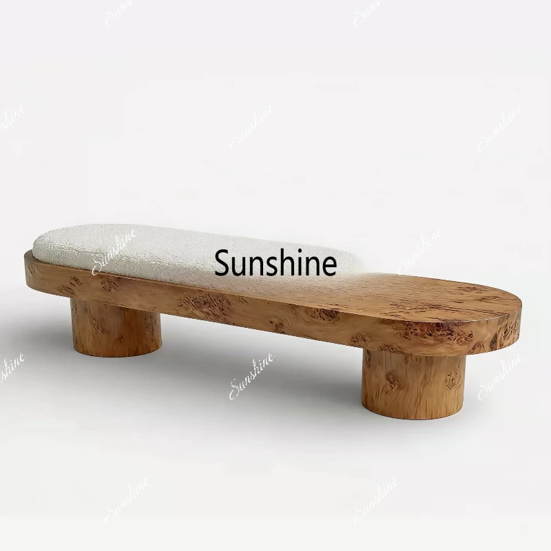 Medieval wabi-sabi wind creative wooden sofa stool porch shoe stool bedroom
Medieval wabi-sabi wind creative wooden sofa stool porch shoe stool bedroom