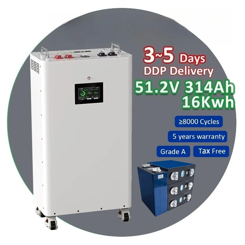 EU Stock Vertical Lifepo4 Solar Battery 48V 51.2V 314Ah 16kwh JK V19 BMS Standing Style Lithium Ion Battery Pack for Home Use
EU Stock Vertical Lifepo4 Solar Battery 48V 51.2V 314Ah 16kwh JK V19 BMS Standing Style Lithium Ion Battery Pack for Home Use