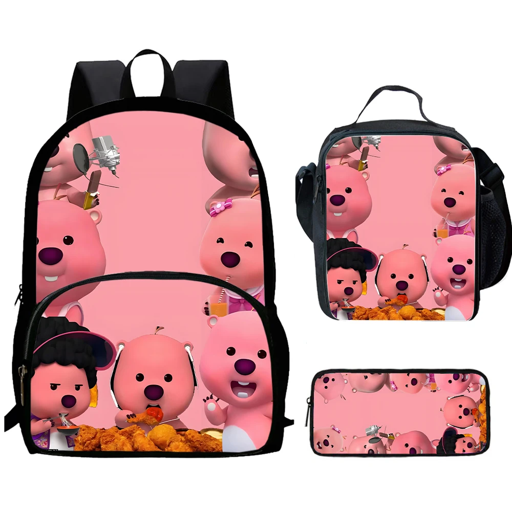 Cartoon Loopy Child Backpack with Front Pocket,Lunch Bags,Pencil Bags for Aged 5-10,Cartoon School Bags for Boys Girls 
Cartoon Loopy Child Backpack with Front Pocket,Lunch Bags,Pencil Bags for Aged 5-10,Cartoon School Bags for Boys Girls